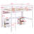 Jaquela Kids Full Loft Bed with Drawers-1964389178