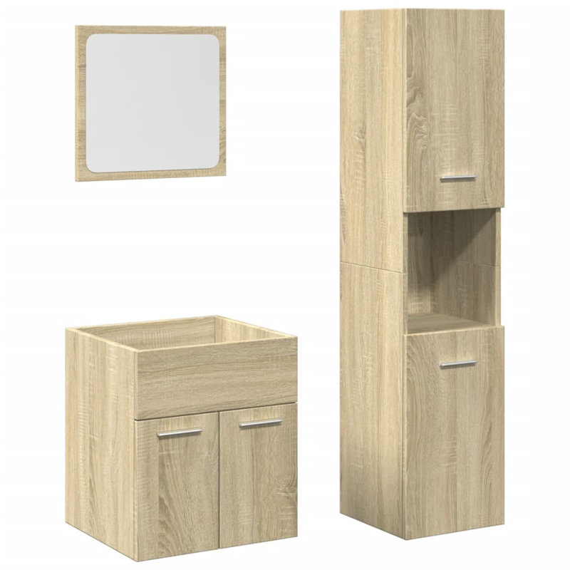 23-2 Bathroom Storage, Sonoma Oak