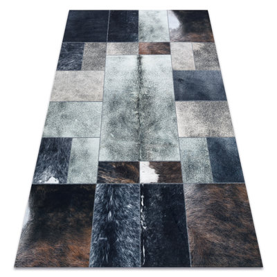 Duncombe Rectangle 120 cm x 170 cm Patchwork Area Rug