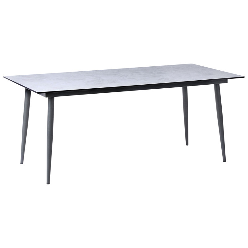 Cascoe Rectangular Outdoor Dining Table , 180cm cm W 90cm cm D, Grey