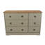 Solid Wood 6 - Drawer Rectangle Accent Chest