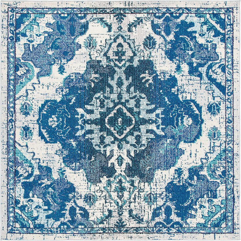 Madison Performance Oriental Rug, Square 6'7"