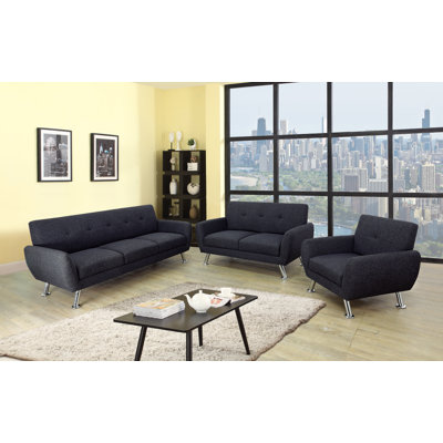 Mendoza 3 - Piece Living Room Set