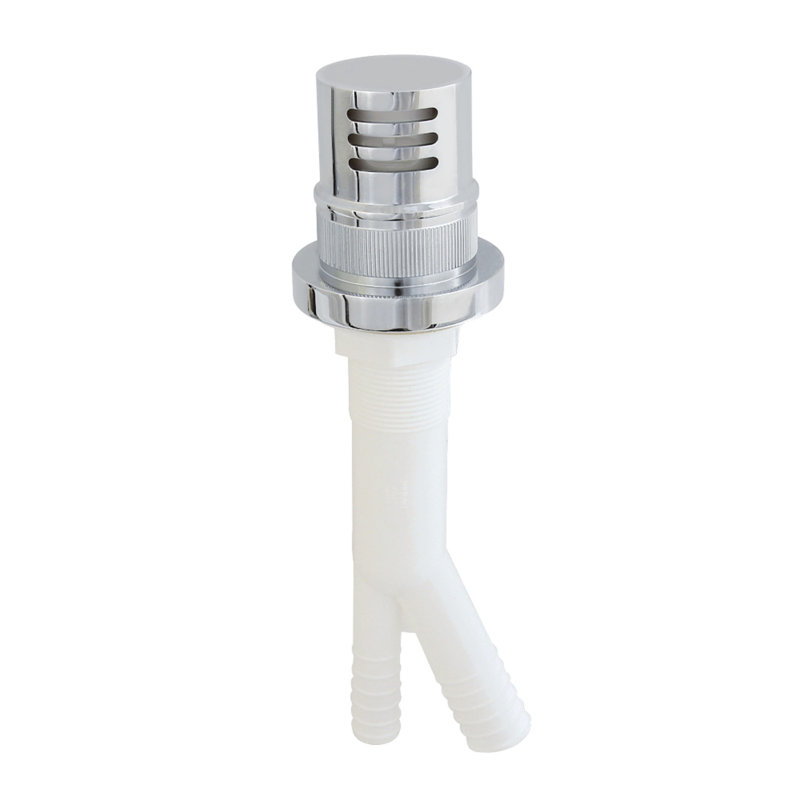 Kingston Trimscape Dishwasher Air Gap With Brass Cover, Polished Chrome