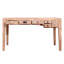 Bureau à domicile en bois de manguier rustique grainé