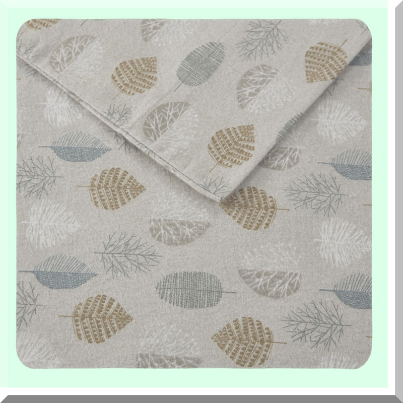Arctic Nights Animal Star Flannel Sheet Set - Ultra Soft - Cold Weather Bedding - Novelty Print - Multi Leaves - 4 Piece