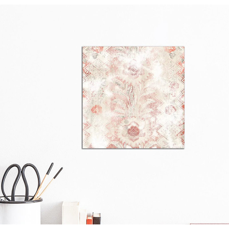 World Traveler Textile I by June Erica Vess - Wrapped Canvas Print, 30.48 cm H x 30.48 cm W