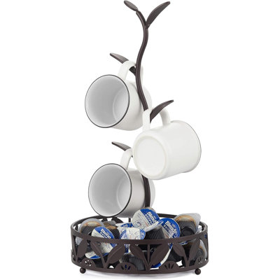 Coffee Pod Holder With Mug Rack