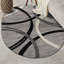Tapis gris / noir / ivoire Devonshire-724310736