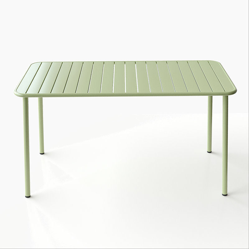 Table de salle à manger Sella, Vert givré