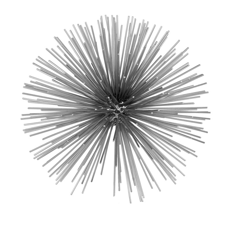 Erizo Spiked Large Sphere, Canvas Forest Green Sunbrella® Canvas, 10" H x 10" W x 10" D