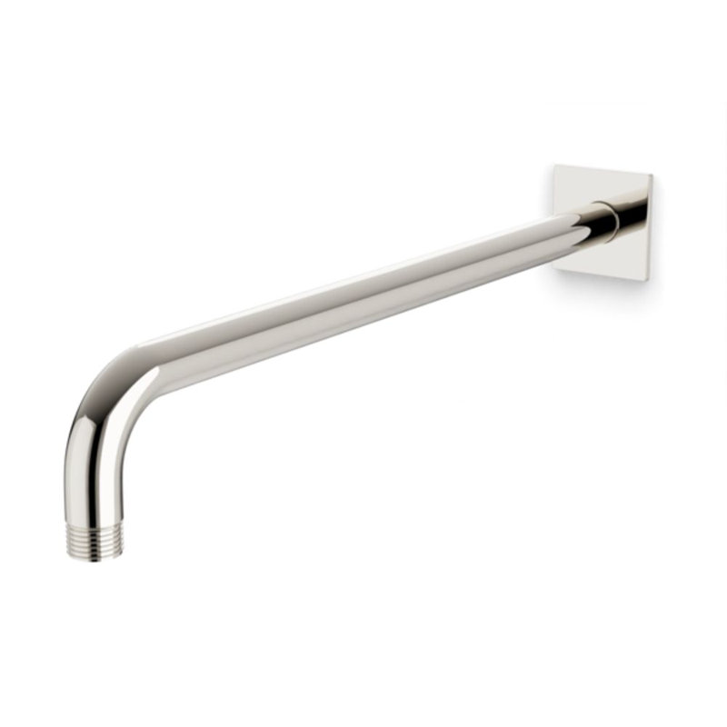 Écusson de bras de douche mural R + S, Nickel poli