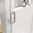 56" - 60" (W) X 76" (H) Frameless Soft-Closing Shower Door, 1/4" (6Mm) Tempered Glass Single Sliding With Explosion-Proof Film-125316954