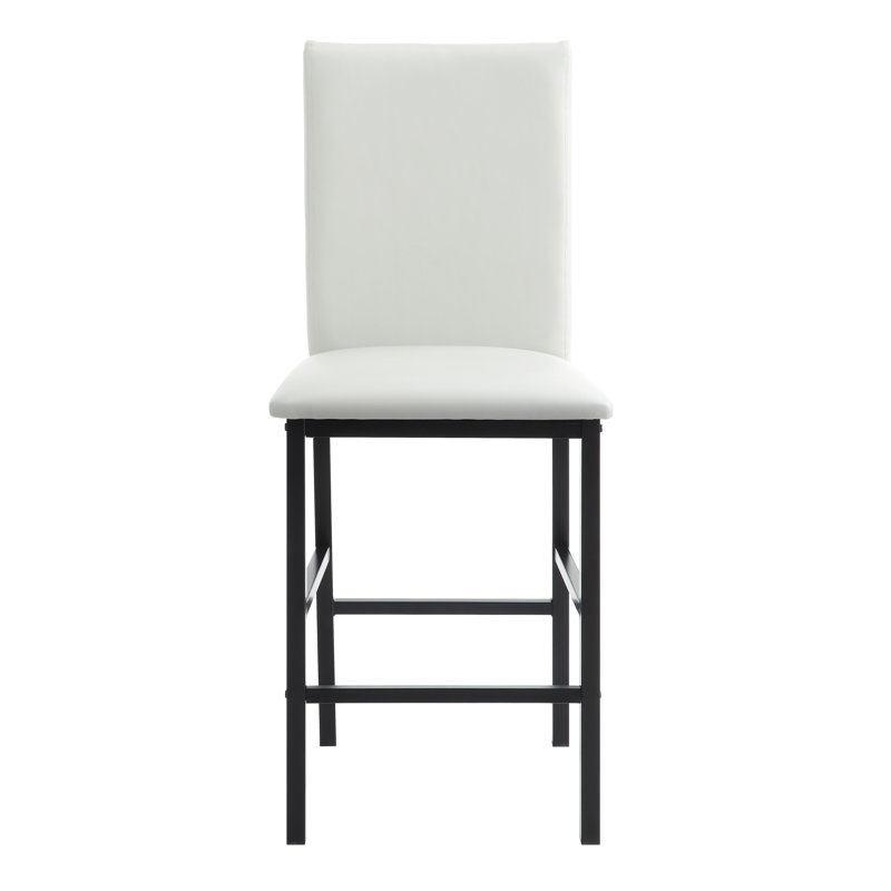 Tabouret de comptoir 25 po Amaro, Blanc