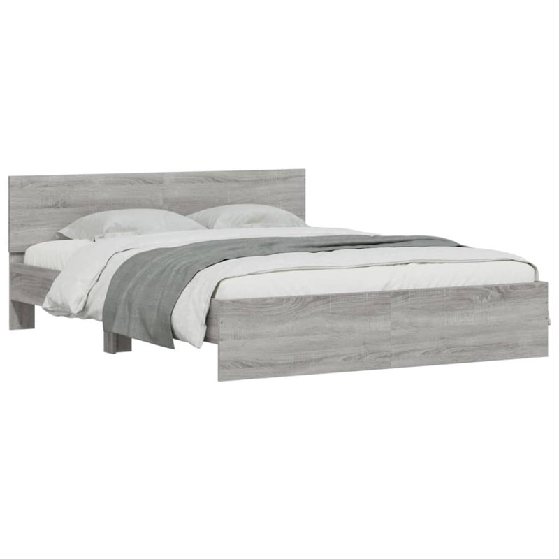 Nobue Bed, Grey Sonoma, King ( 150 x 200 cm)