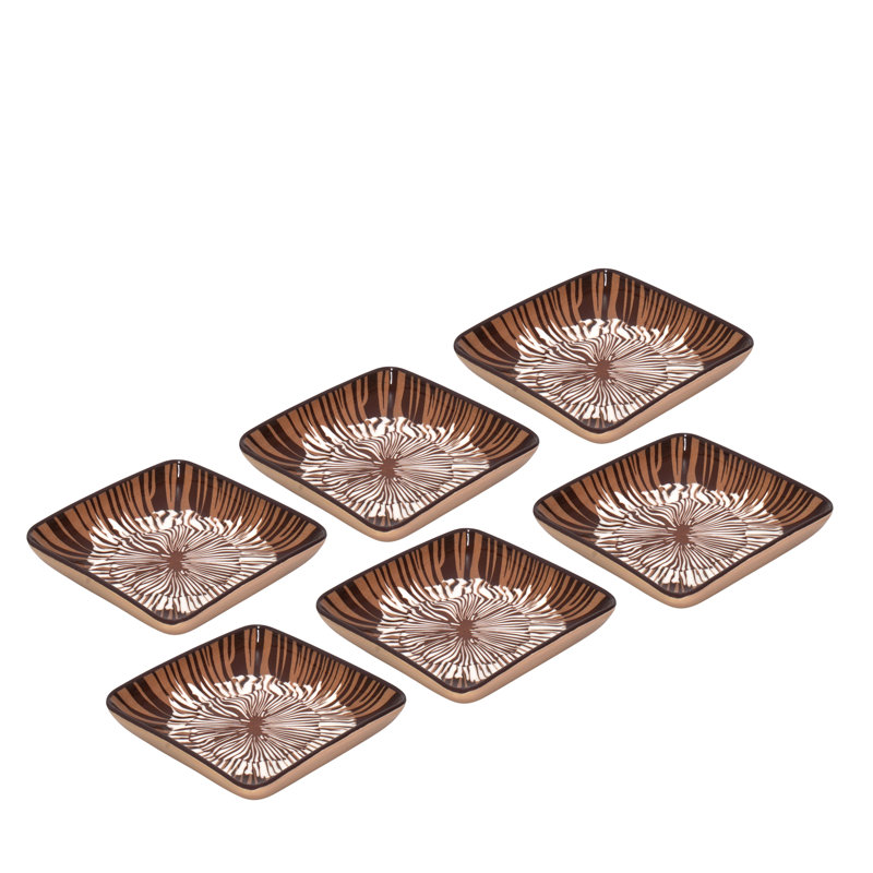 Mocha Decorative Pate Set