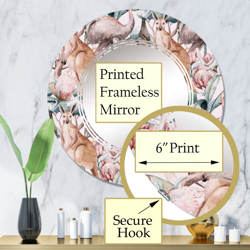 Miroir de salle de bain sans cadre, 32 po x 32 po