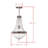 Bundy 1 - Light Nickel Single Pendant