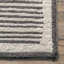 Tapis ivoire / gris anthracite en laine tissé à la machine-479088393