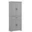 Bathroom Storage Cabinet with Doors and Drawer, Multiple Storage Space, Adjustable Shelf-1787071925