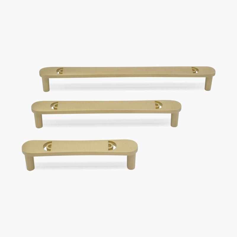 Horizon Novelty Bar / Handle Pull, Satin Brass, 4"