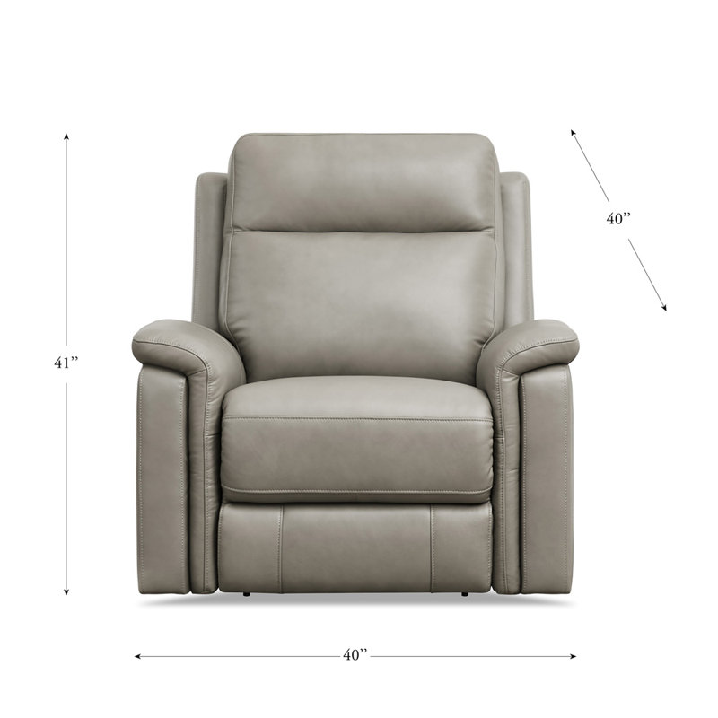 Cyprus Upholstered Power Recliner with Ottoman