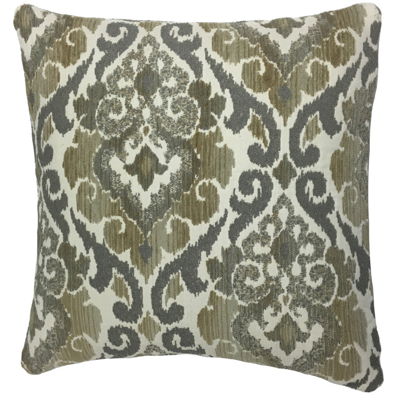 Coussin décoratif Quiterie Ikat, Hauteur (26 po) x largeur (26 po)