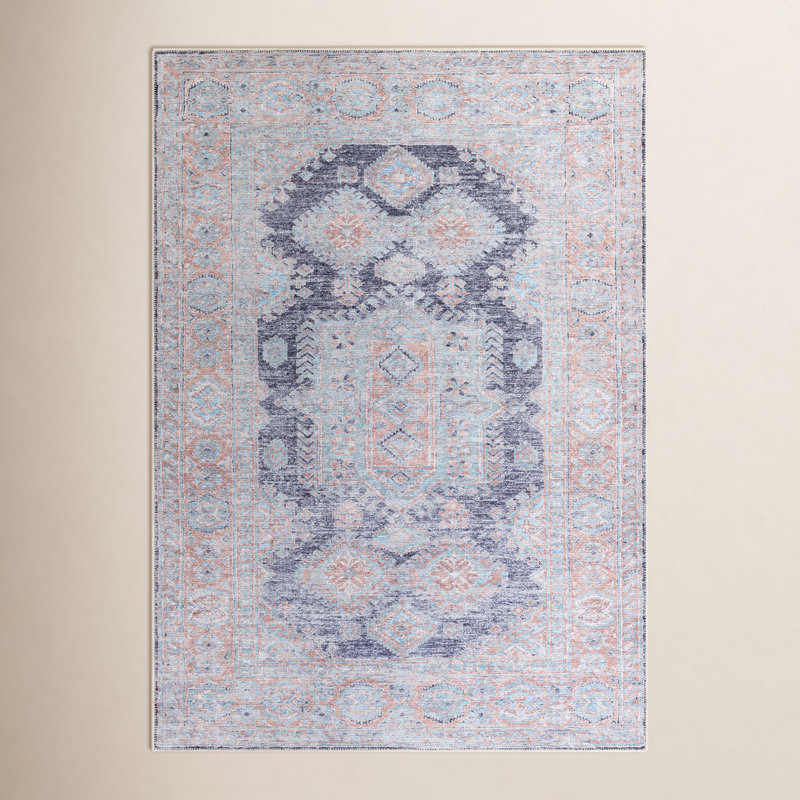 Chenille Oriental Indoor Rug, Rectangle 5'3" x 7'3"