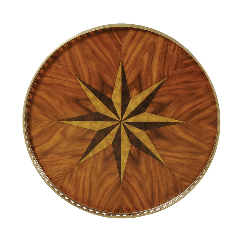 Compass Tray Top End Table