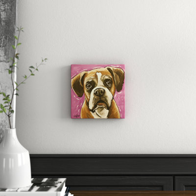 Boxer Cam 1 Piece Wrapped Canvas Painting