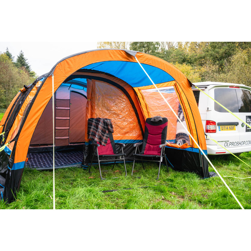 Bayle 2 Person Tent, Orange/Black/Blue