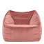 Natalia Velvet Armchair Bean Bag and Square Footstool-63657000