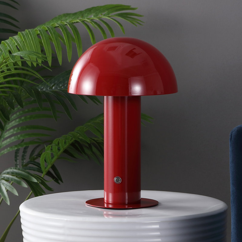 Lampe de table simple 10,75 po Viv, Rouge
