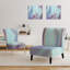 Fauteuil de chambre rembourré Marble