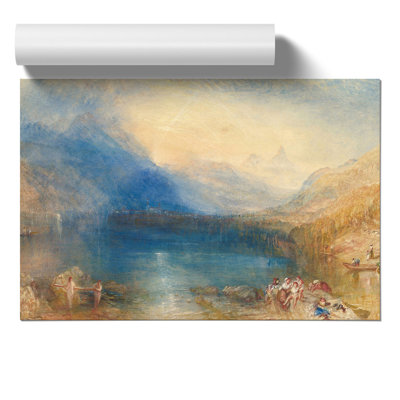 Lake of Zug by Joseph Mallord William Turner - Unframed Painting