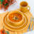 Gibson Home Zuma 16 Piece Round Stoneware Dinnerware Set in Matte Yellow
