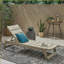 Chaise longue en bois-288784187