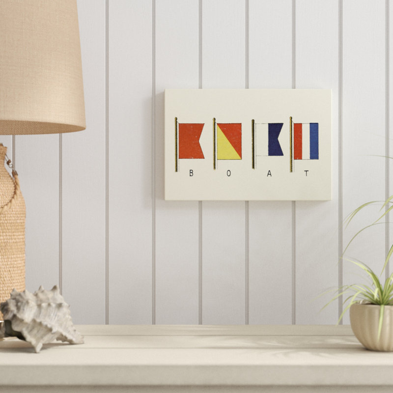 Boat - Wrapped Canvas Painting Print, 20cm H x 30cm W, Wrapped Canvas