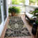 Machine Washable Indoor/Outdoor Cicel ACN1153 Black Rug