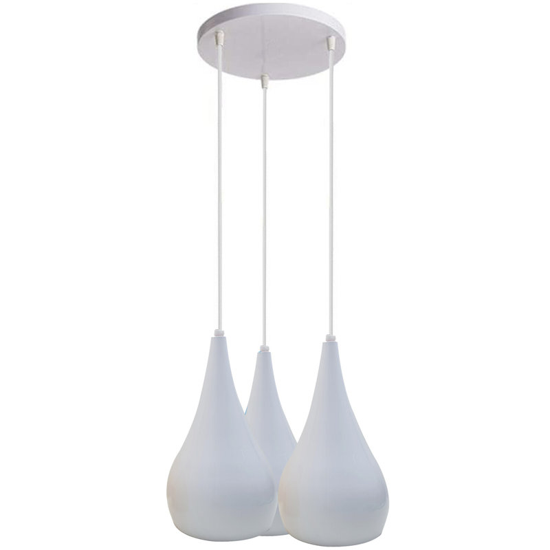Bohuslava 3 - Light White Pendant, White