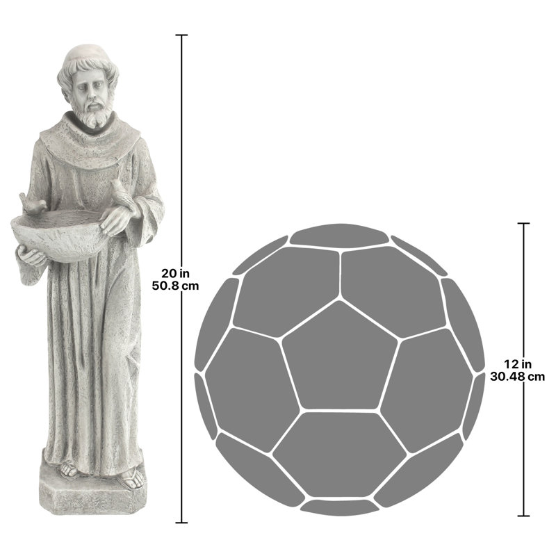 Statue Saint François le nourrisseur de la nature