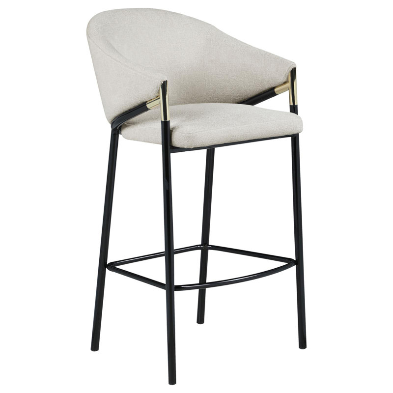 Tabourets de bar modernes et confortables avec dossier bas, Tabouret de bar (siège d'une hauteur de 28,22 po)