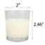 Bougie votive sans parfum Stonebriar