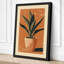 Potted Plant Geometric Botanical - Wrapped Canvas-131763841-131763847