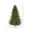 Itasca Frasier Christmas Tree with LED Warm White Lights with Stand-776923789