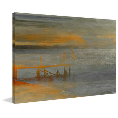 «Lake Time B» par Parvez Taj - peinture sur toile tendue