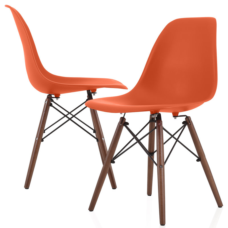 Chaise d'appoint Carden Crist, Orange sanguine