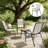 Outdoor Chairs Set of 4,Stackable Chairs