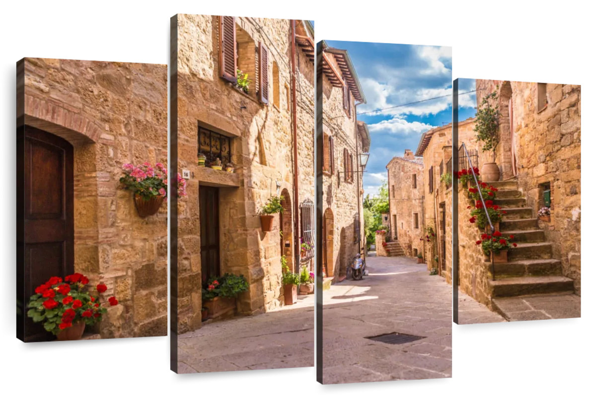 Rustic Street Ebern Designs Nicci Rustic Tuscan Street | Wayfair