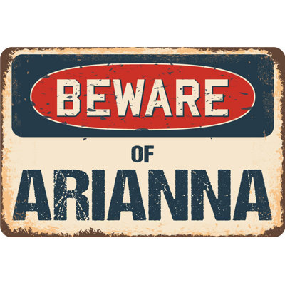Badminton Beware of Arianna Sign